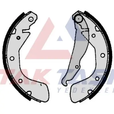 Fren Pabuç Balata Arka Opel Vectra 1.4 Levyelı 200X46 mm 1988-1995 / Vectra 1.8 1988-1995 / Corsa 1.7 D-2000-2006 / Astra F 1.4İ 1998-2002 / Daewoo Lanos 1.4İ 1997-2005 / Lacetti 1.6İ 2006-2012