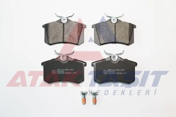 Fren Balata Arka 17,4mm Golf IV-V-VI / Jetta V-VI / Polo III-IV-V-VI / Caddy III / Clio III / Megane III-IV / 207 / 208 / 307 / 308 / Partner / C3 II-III / C4 II / A3 II / A4 II-III / A6 II / Leon II-III / Ibiza III-IV / Crossland