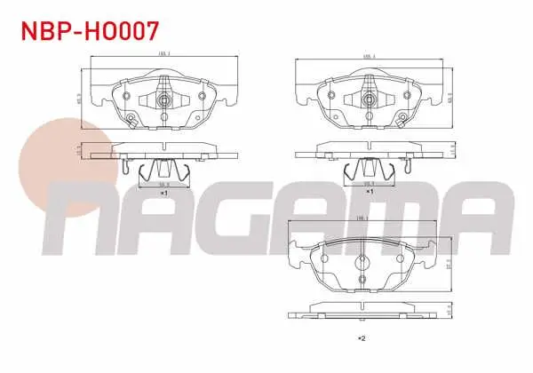 Fren Balata Ön Ikazlı Honda Civic X (Fc) 1.5 Rs 2016 -