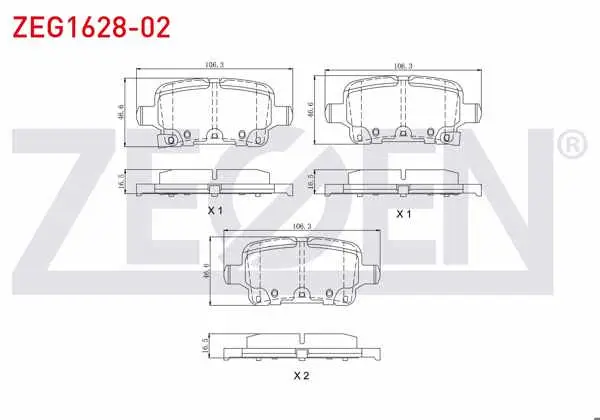 Fren Balata Arka Ikazlı Opel Astra K 1.0İ Turbo-1.4İ Turbo-1.6 CDTI 15-16 Jant 2015 -