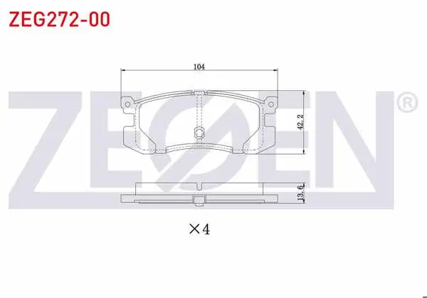 Fren Balata Arka Mazda 626 III (Gd) 1.8İ 1987-1992 / 626 III (Gd) 2.2İ 16V 1987-1992 / 626 III (Gd) 2.0 D 1987-1992 / 626 III (Gd) 2.0İ 16V 1987-1992