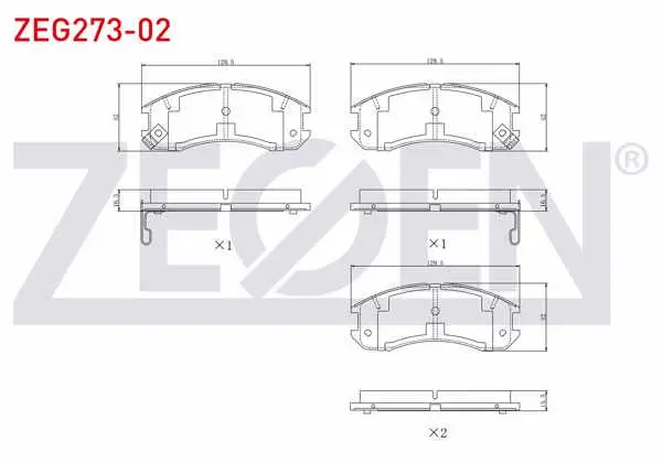 Fren Balata Ön Ikazlı Tel Delikli Mazda 626 III (Gd) 1.8İ 1987-1992 / 626 III (Gd) 2.0İ 16V 1987-1992 / 626 III (Gd) 2.2İ 16V 1987-1992
