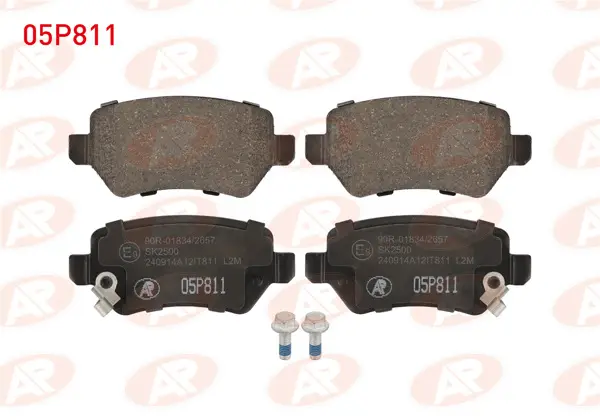 Fren Balata Arka Ikazlı Opel Astra H 1.3 CDTI 2004-2010 / Astra H 1.6İ 2004-2010 / Astra G 1.6 16V 1998-2005 / Zafira B 1.9 CDTI 2005-2011 / Kia Ceed 1.6 CRDI 2012-/ Hyundai Ix20 1.4 CRDI 2010 -