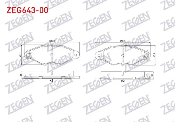 Fren Balata Ön Renault Kangoo (Kc0 / 1) 1.5 DCI 1998-2008 / Kangoo (Kc0 / 1) 1.9 D 1998-2008 / Citroen Xsara (N1) 1.6 1997-2005