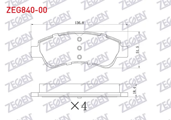 Fren Balata Ön Partner 96-08 / 301 1.6 HDI 12-/ 307 1.4 HDI 00-07 / 206 00-/ 207 05-/ 208 12-/ 2008 I 13-/ Berlingo 1.6 HDI 96-08 / C-Elysee 1.6 HDI 12-/ C4 1.6 HDI 04-09 / C3 II 1.4 HDI 09-16 / Corsa F 1.2 1.5 19 -