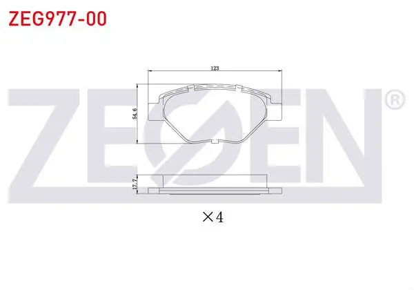 Fren Balata Ön Renault Megane II (Bm0 / 1,Cm0 / 1) 1.4İ 16V 2002-2008