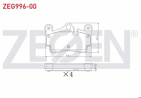 Fren Balata Arka Volkswagen Touareg (7La,7L6,7L7) 6.0İ W12 17-18 Jant 2002-2010