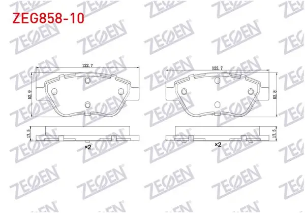 Fren Balata Ön Fiat Doblo 1.3 Mjt 2001-2010 / Linea 1.3 Mjt 2007-/ Albea 1.3 Mjt 2007-/ Albea 1.2İ 2003-2007 /
