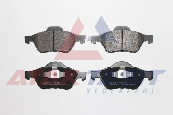 Fren Balata Ön Renault Megane II (Bm0 / 1,Cm0 / 1) 1.5 DCI 2002-2008 / Megane II (Bm0 / 1,Cm0 / 1) 1.9 DCI 2002-2008 / Megane II (Bm0 / 1,Cm0 / 1) 1.6İ 16V 2002-2008