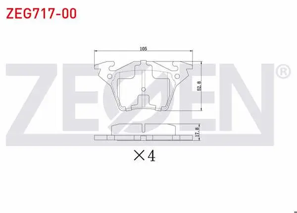 Fren Balata Arka Mercedes Vito (638) 110 CDI 1997-2003 / Vito (638) 108 CDI 1997-2003