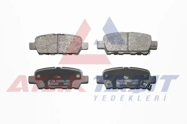 Fren Balata Arka Ikazlı Suzuki G.Vitara II (Jt) 1.6 Vvt-I 2005-/ G.Vitara II (Jt) 2.0İ 2005-/ G.Vitara II (Jt) 1.9 Ddıs 2005-/ Nissan Juke 1.5 DCI 2010-/ Nissan Juke 1.6 Dıg-T 2010 -