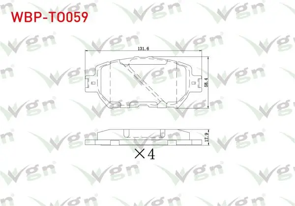 Fren Balata Ön Toyota Camry (_V30) 2.4 Vvt-I 2001-2006 / Camry (_V30) 2.4 Vvt-I 2001-2006 / Camry (_V30) 3.5 Vvt-I 2001-2006