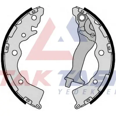 Fren Pabuç Balata Arka Hyundai Accent Era 1.4İ 16V Levyelı 203,2X32 mm 2006-2012 / Accent Era 1.5 CRDI-2006-2012 / Accent Era 1.6 Cvvt-2006-2012 / Rio II 1.5 CRDI-2006-2011
