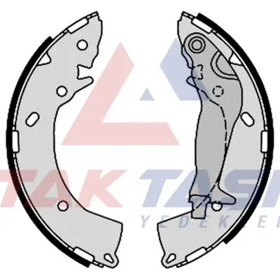 Fren Pabuç Balata Arka Levyelı 203X31,5mm Hyundai Getz 1.1İ-1.4İ-1.5 CRDI ABS li 2002-2008 / i20 1.2 2008-2015