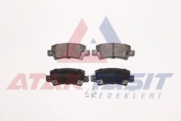 Fren Balata Arka Ikazlı Toyota Corolla 1.4 Vvt-I 2002-2007 / Corolla 1.6 Vvt-I 2002-2007 / Corolla 1.4 D-4D 2002-2007 / Corolla Verso 1.6 2004-2009 / Corolla Verso 2.0 D-4D 2004-2009