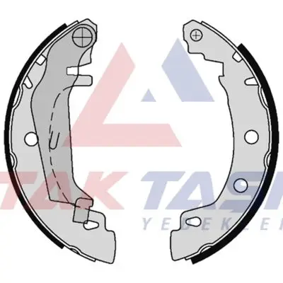 Fren Pabuç Balata Arka Levyelı 203X39 mm Renault Megane 1.4İ 16V-1.6İ 16V-1.9 D 1996-2003