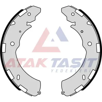 Fren Pabuç Balata Arka Mitsubishi L200 (Kbt,Kat) 2.5 D 295X51 mm 2005-/ Isuzu D-Max 2.5 D 2012-/ Fiat Fullback Pick-Up 2.4 D 2016 -