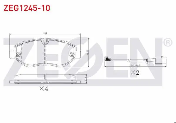 Fren Balata Ön Fişli Iveco Daily IV 2.3İ 2006-2011