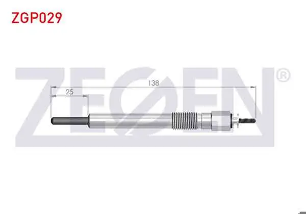 Kızdırma Buji 11V Karsan J9 Premıer 2.7D 2007-2010 / Isuzu Trooper (Usb) 2.8Td 1983-1991