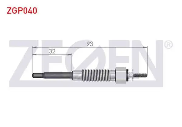 Kızdırma Buji 11V Toyota Hilux Pick Up (_N_) 2.5D-4D 1983-2005 / Hiace III (_H10_) 2.4D 1989-1995 / Hiace IV 2.4D 1996-/ Toyota Land Cruiser 2.4İ 1984-1996 / Land Cruiser (Kdj15_Grj15_) 3.0D-4D 2010-