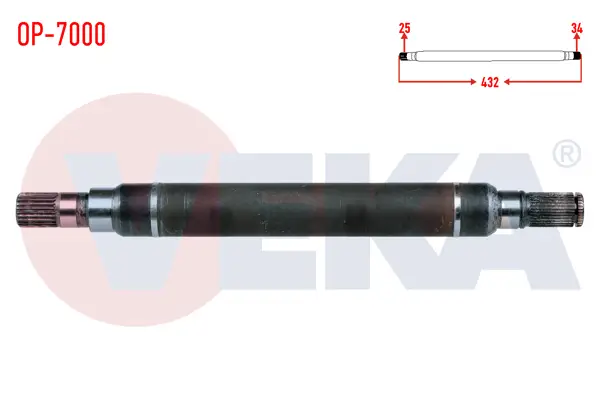 Aks İlave Mil Sağ Opel Astra H 1.3 CDTI Uzunluk 432 mm 2004-2010