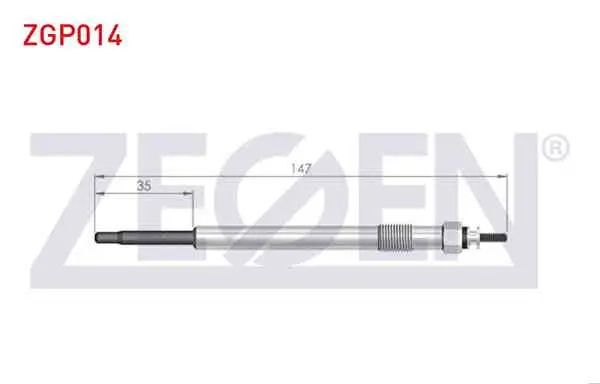 Kızdırma Buji 11,5V Citroen Jumper III 2.2Hdı 2006-2014 / Peugeot Boxer III 2.2Hdı 2006-2014 / Ford Transit (V347) 2.2 TDCI 2006-2014 / Mondeo III 2.0 TDCI 2000-2007 / Jaguar X-Type 2.0D 2006-2009
