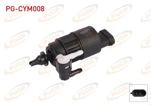 Cam Su Fıskiye Motoru Çift Çıkış Kalın Soket Renault Renault Kangoo / Laguna / Clio / Megane