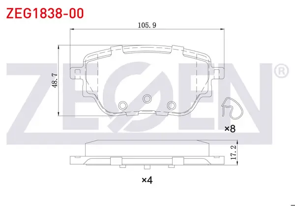 Fren Balata Arka Mercedes A 180 D-200 (W177) 2018-/ CLA 180 D-200 (C118) 2019 -
