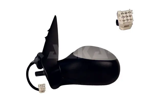 Dış Dikiz Aynası Sol Elektrikli Asferık Isıtmalı Astarlı 5 Pin Peugeot 206 1998-2003