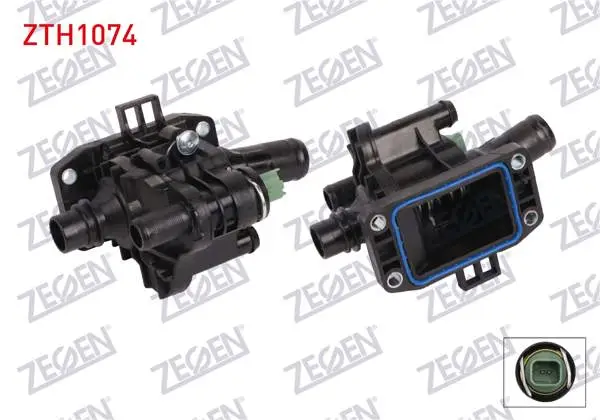 Termostat Komple Müşürlü 83 C Berlingo 1.6 HDI 2003-2008 / C4 1.6 HDI 2004-2009 / Jumpy II 1.6 HDI 2006-/ Focus II 1.6 TDCI 2004-2011 / Peugeot 206 1.6 HDI 1998-2006 / Partner 1.6 HDI 1996-2008