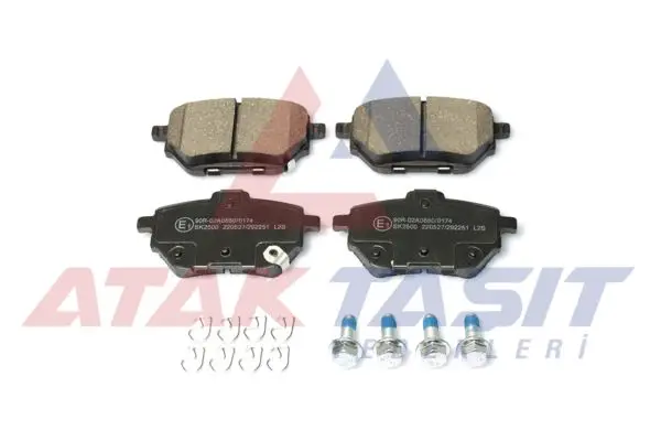 Fren Balata Arka Ikazlı Toyota Corolla (E21) 1.6 Vvt-I 2019-Elektronık Park Frenı Olmayan Aracalar İçin