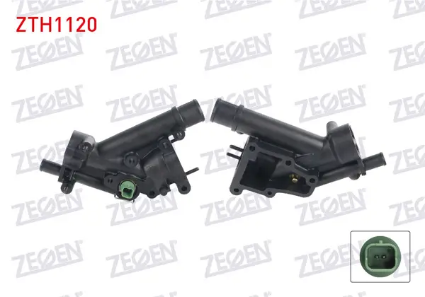Termostat Flansi Plastik Sensörlü Citroen C3 1.4-1.4 HDI-1.6-1.6 HDI 2002-2009 / C4 2.0 2004-2009 / C5 II 2.0 2004-2008 / Peugeot 206 1.4İ-1.4 HDI-1.6İ 16V-1.6 HDI-2.0 HDI 1998-2006