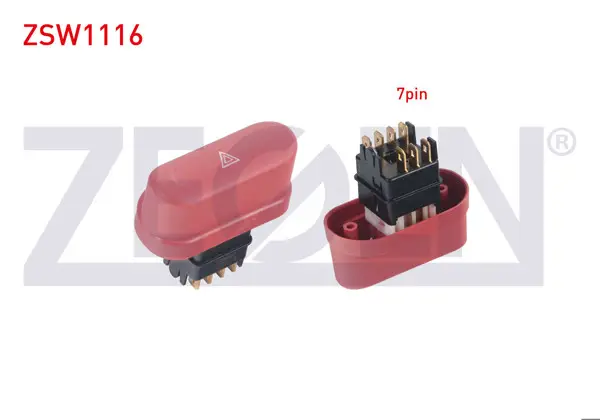 Flaşör Anahtarı 7 Pin Kırmızı Işık Fiat Dogan SLX 1993-2002