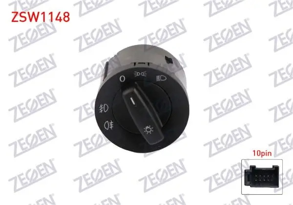 Far Anahtarı 10 Pin Volkswagen Caddy III-Golf V-Jetta III 2003-2015