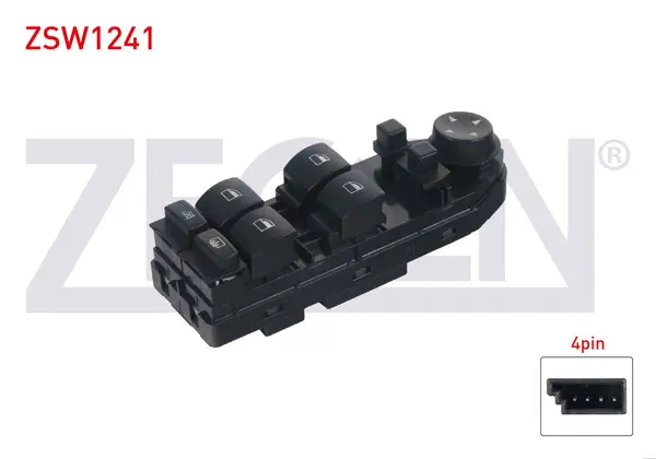 Cam Açma Anahtar Grup Ayna Ayarlı Cocuk Cam Kılıtlı Katlanır Ayna 4 Pin BMW 5 Serisi (E60)-(E61) 2003-2010