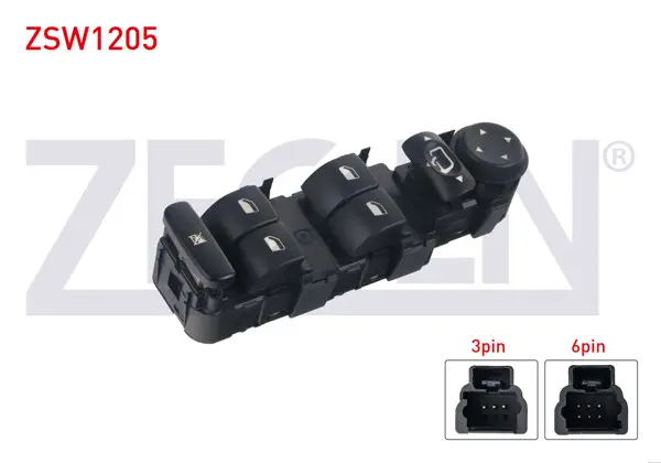 Cam Açma Anahtar Grup Ayna Ayarlı 9 Pin Peugeot 307-807-C5-C8 2000 -