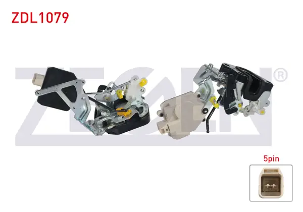Kapı Kilidi Motorlu Sol Arka 5 Pin Hyundai Elantra 2001-2007