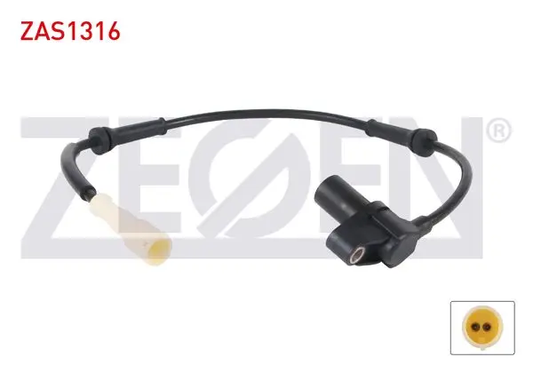 ABS Sensörü Ön Sol-Sağ Renault Clio II 98-05 / Symbol 01-09 (Soketlı)