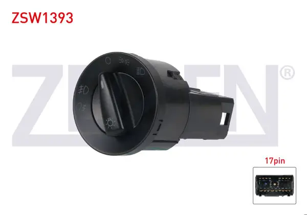 Far Anahtarı 17 Pin Audi A6 1997-2004 / Superb-Octavia-Roomster-Fabia II 2004 -