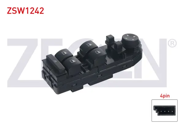 Cam Açma Anahtar Grup Ayna Ayarlı Cocuk Cam Kılıtlı Katlanır Ayna 4 Pin BMW 5 Serisi (E60)-(E61) 2003-2010