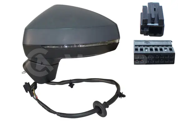 Dış Dikiz Aynası Sol Elektrikli Asferık Isıtmalı Astarlı Sinyalli 8 Pin Audi A3 Sportback 2012 -