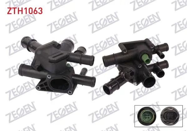 Termostat Komple Çift Müşürlü 105 C VW Golf IV 1.6İ A-T 1997-2005 / Audi A3 1.6 A-T 1996-2003 / Seat Ibiza II 1.6İ A-T 1993-2002