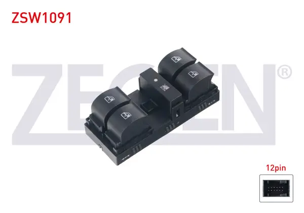 Cam Açma Anahtar Grup Yesıl Işık 12 Pin Fiat Doblo 2010-/ Opel Combo D 2012 -