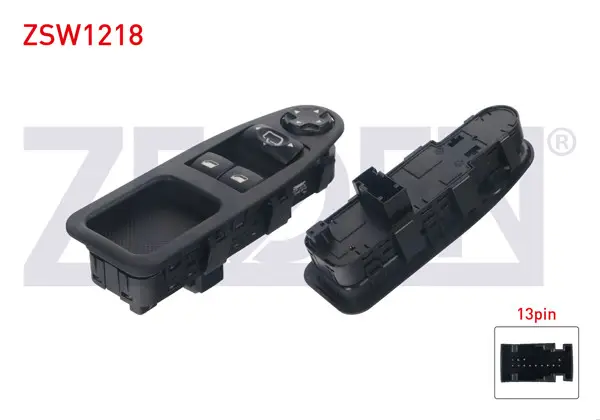 Cam Açma Anahtar Grup Ayna Ayarlı Çiftli Katlanır Ayna 13 Pin Scudo-Expert-Jumpy 1994-2007