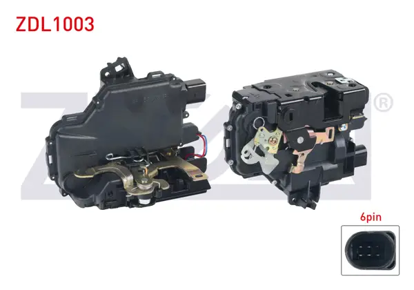 Kapı Kilidi Motorlu Sağ Arka 6 Pin Volkswagen Golf IV-Passat-Bora 1997-2005 / Seat Leon 1999-2006