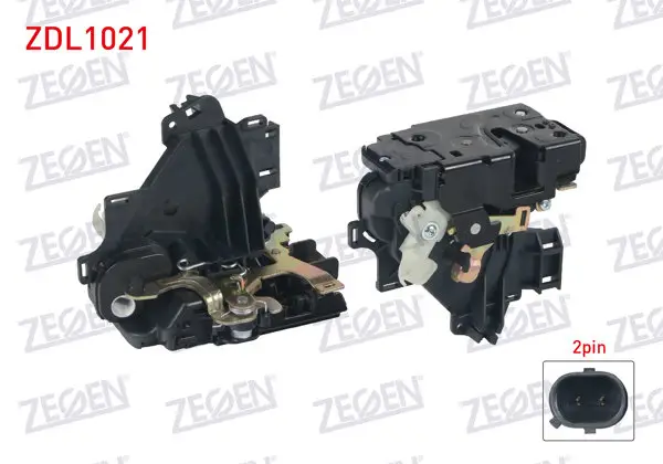 Kapı Kilidi Motorlu Sağ On 2 Pin Volkswagen Transporter V 2003-2012 / Polo 2001-2009 / Caddy 2004-2012 / Seat Cordoba 2002-2009 / Ibiza 2002-2009
