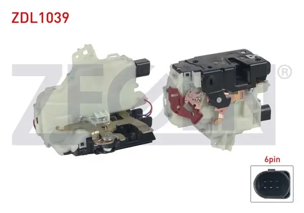 Kapı Kilidi Motorlu Sağ Arka 6 Pin Volkswagen Caddy III-Golf V-VI-Jetta III 2004-2015