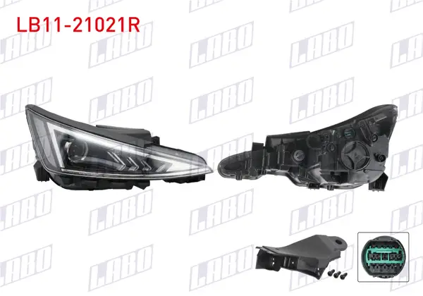Far Sağ Ledsız Motorlu Hyundai Elantra 19-21