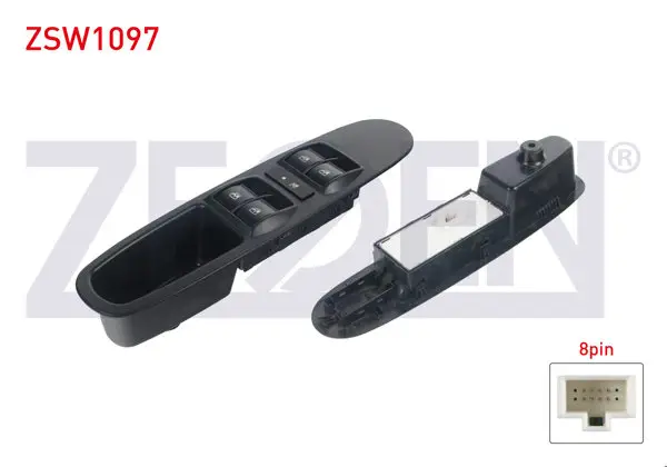 Cam Açma Anahtar Grup Çerçeveli 8 Pin Fiat Punto Evo 2009-2012