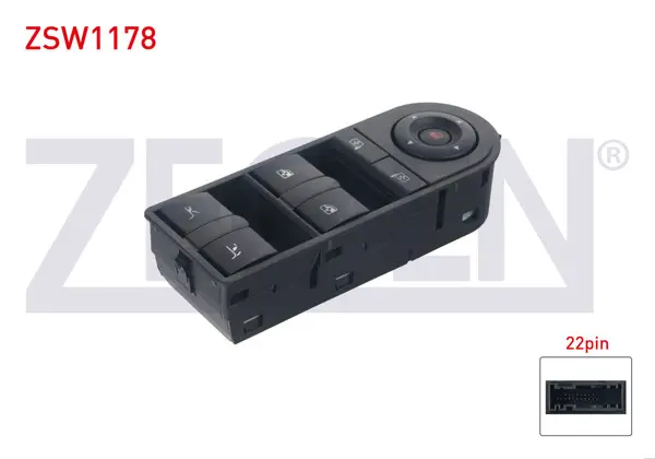 Cam Açma Anahtar Grup Ayna Ayarlı 22 Pin Opel Tigra B 2004 -